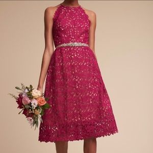 BHLDN Hitherto Purple Lace Dress